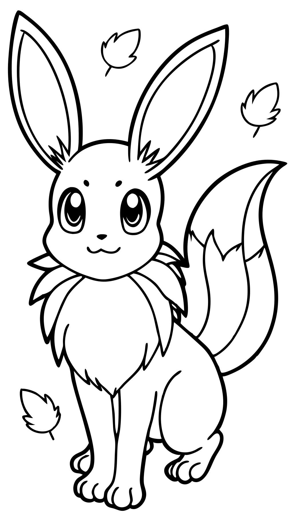 eevee pokemon coloring page